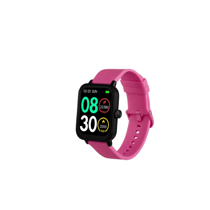 Volkano Chroma Pink Strap Fitness Smartwatch