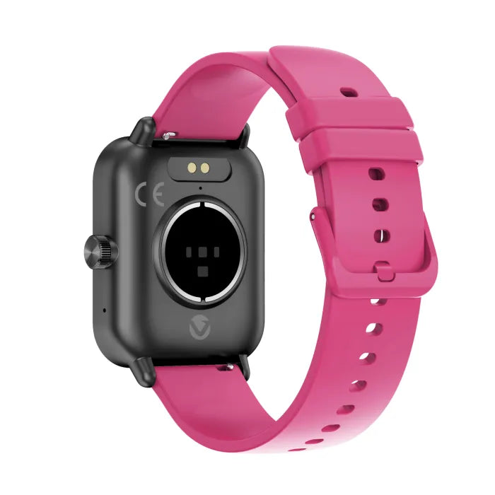 Volkano Chroma Pink Strap Fitness Smartwatch