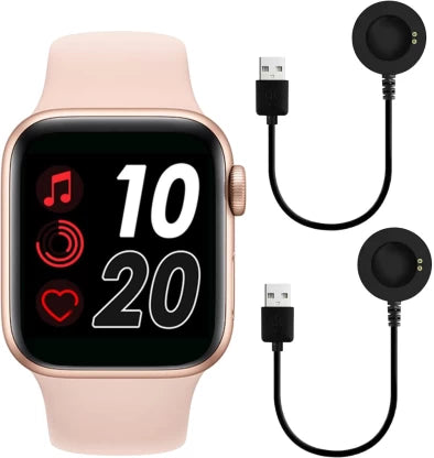 FocusFit T500 Pro Bundle Smartwatch  (Pink Strap, L)